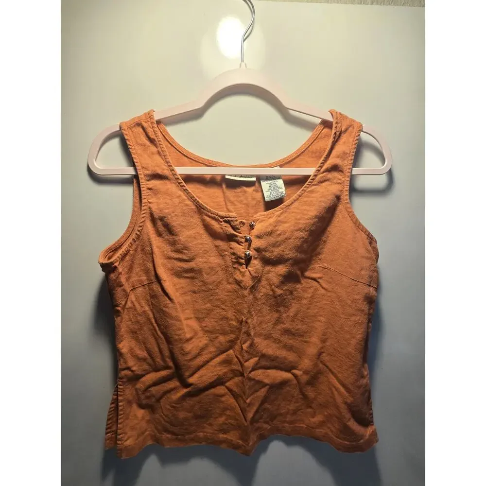 Lot Of 4 LINEN & Pima COTTTON small Summer Tops & Bottoms Skirt Palazzo Tee Tank